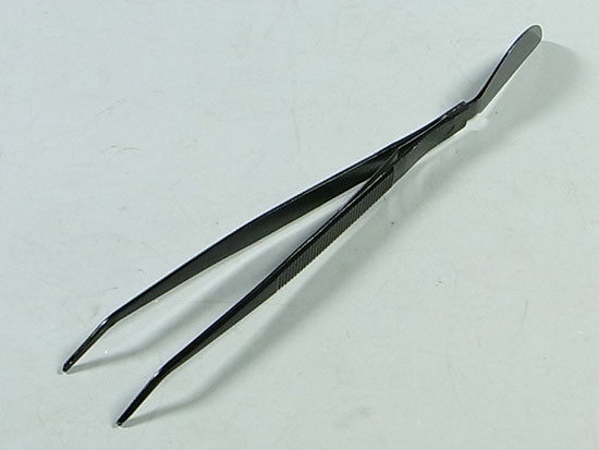 Angle Point Tweezers (w/ spatula)